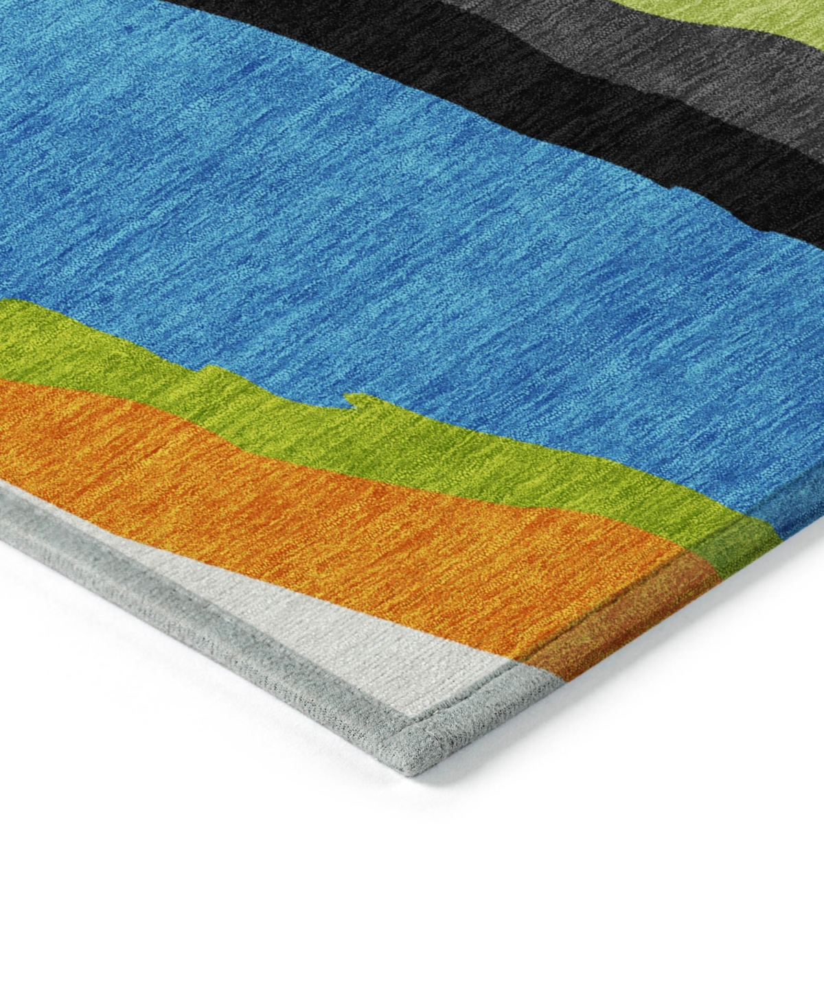 Shop Addison Chantille Mahine Washable Acn1047 5'x7'6" Area Rug In Denim