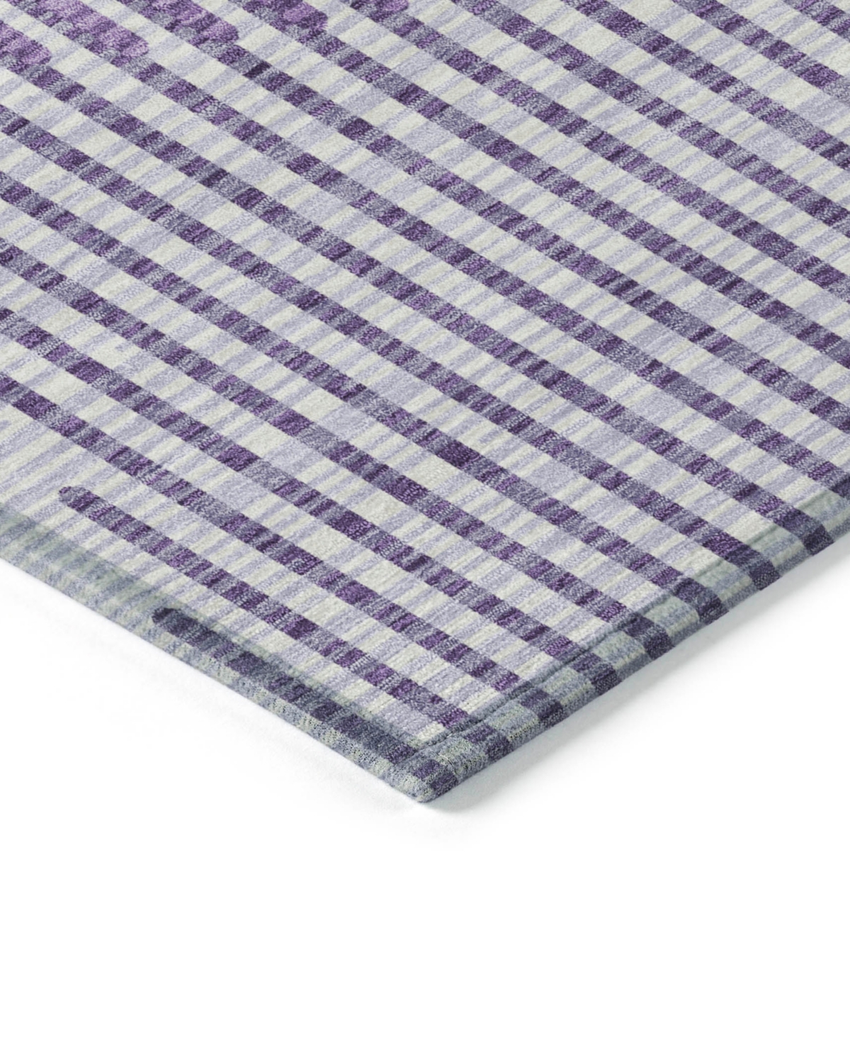 Addison Chantille Mahine Washable Acn1001 5'x7'6" Area Rug In Purple