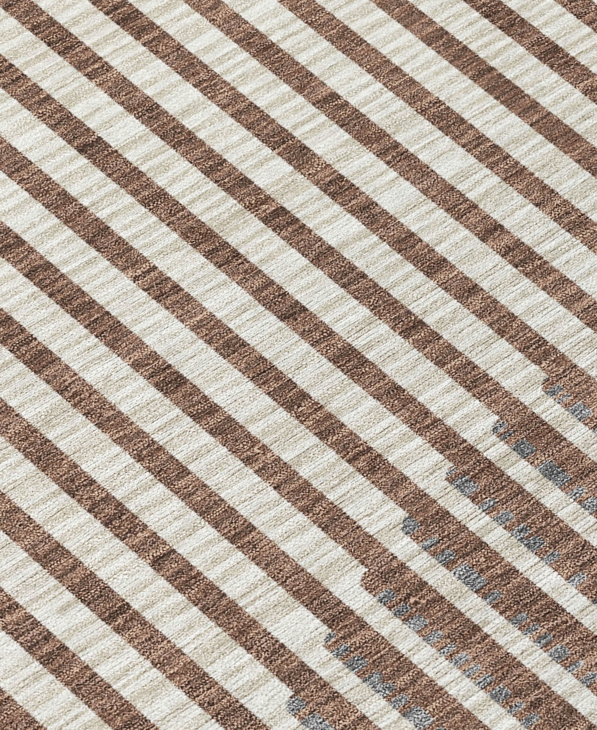 Addison Chantille Mahine Washable Acn1001 5'x7'6" Area Rug In Brown