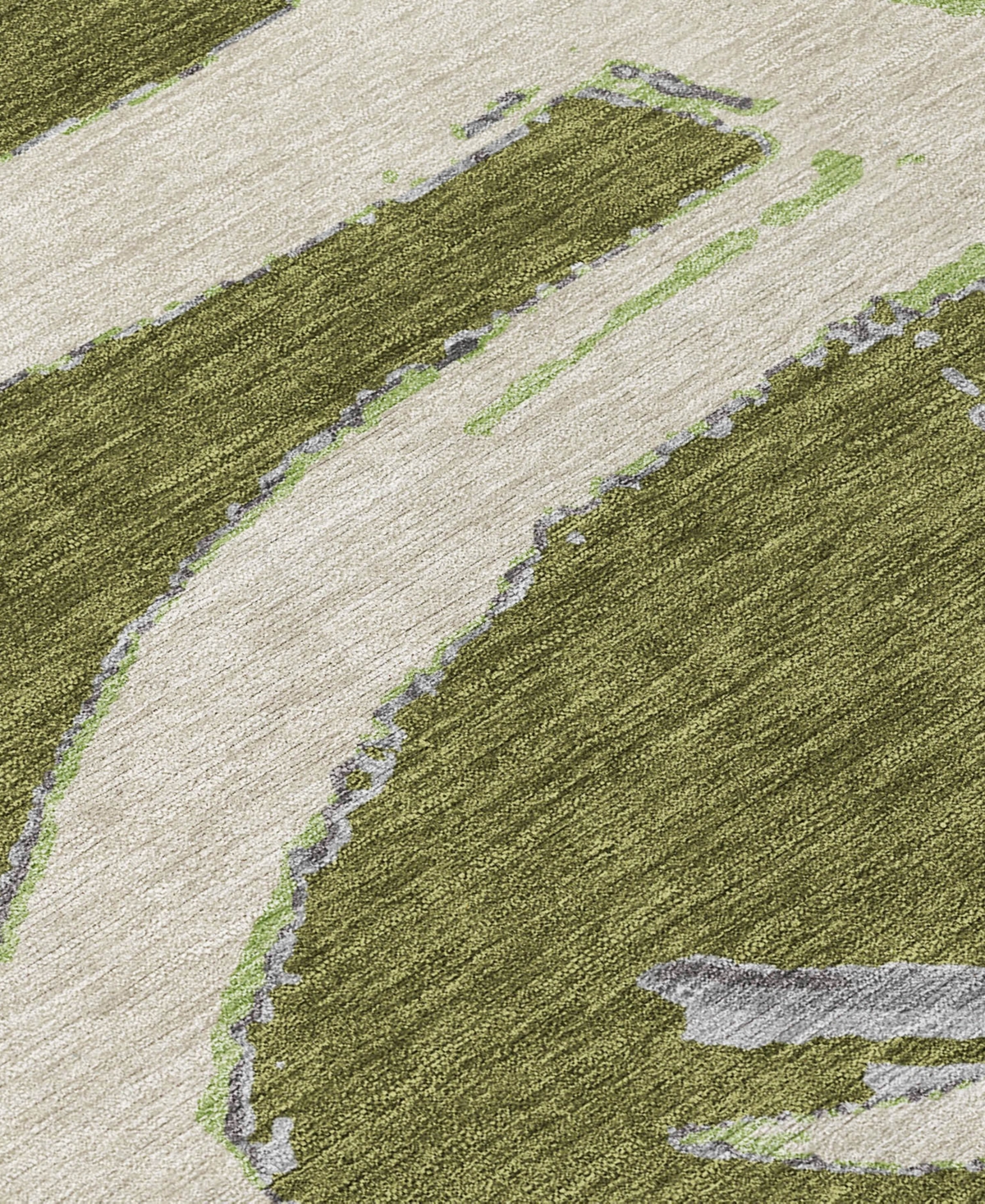 Addison Chantille Machine Washable Acn1022 3'x5' Area Rug In Olive