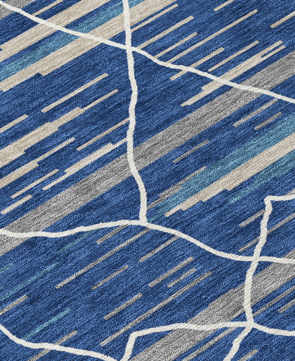 Addison Chantille Machine Washable Acn1025 3'x5' Area Rug In Navy