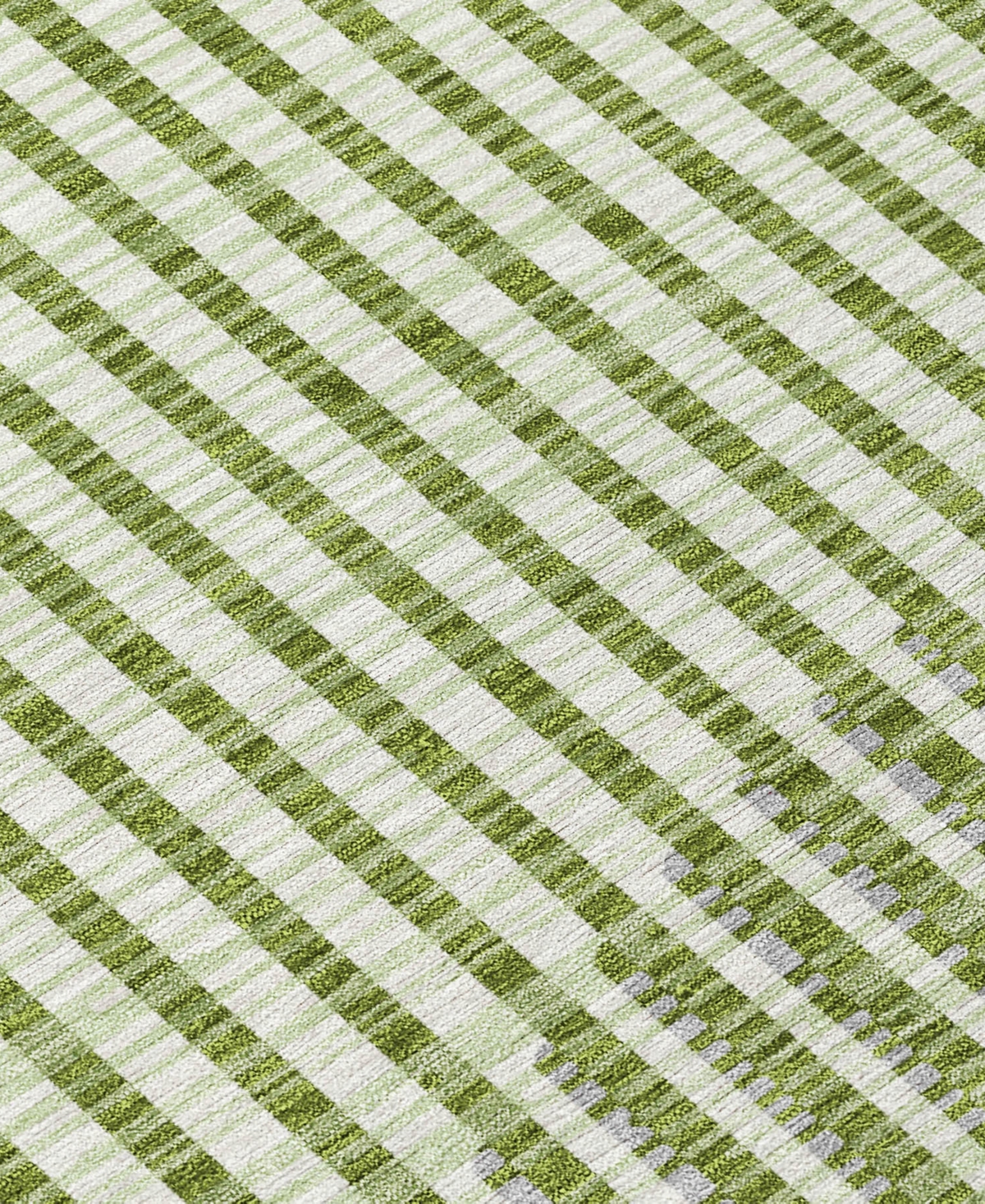 Addison Chantille Mahine Washable Acn1001 2'3"x7'6" Runner Area Rug In Green