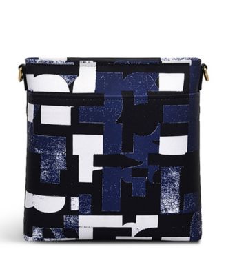 Southwell Gardens Abstract Geo Small Zip Top Crossbody Bag
