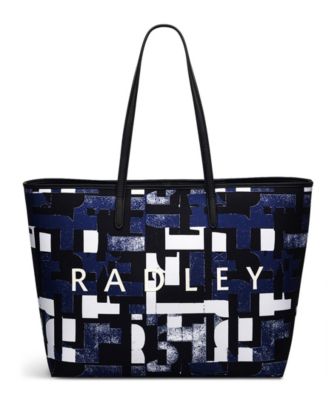 Southwell Gardens Abstract Geo Large Open Top Tote Bag