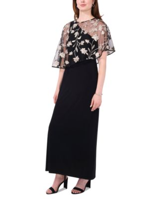 Womens Dresses Msk Embroidered Shift Dress MSK Women's Embroidered