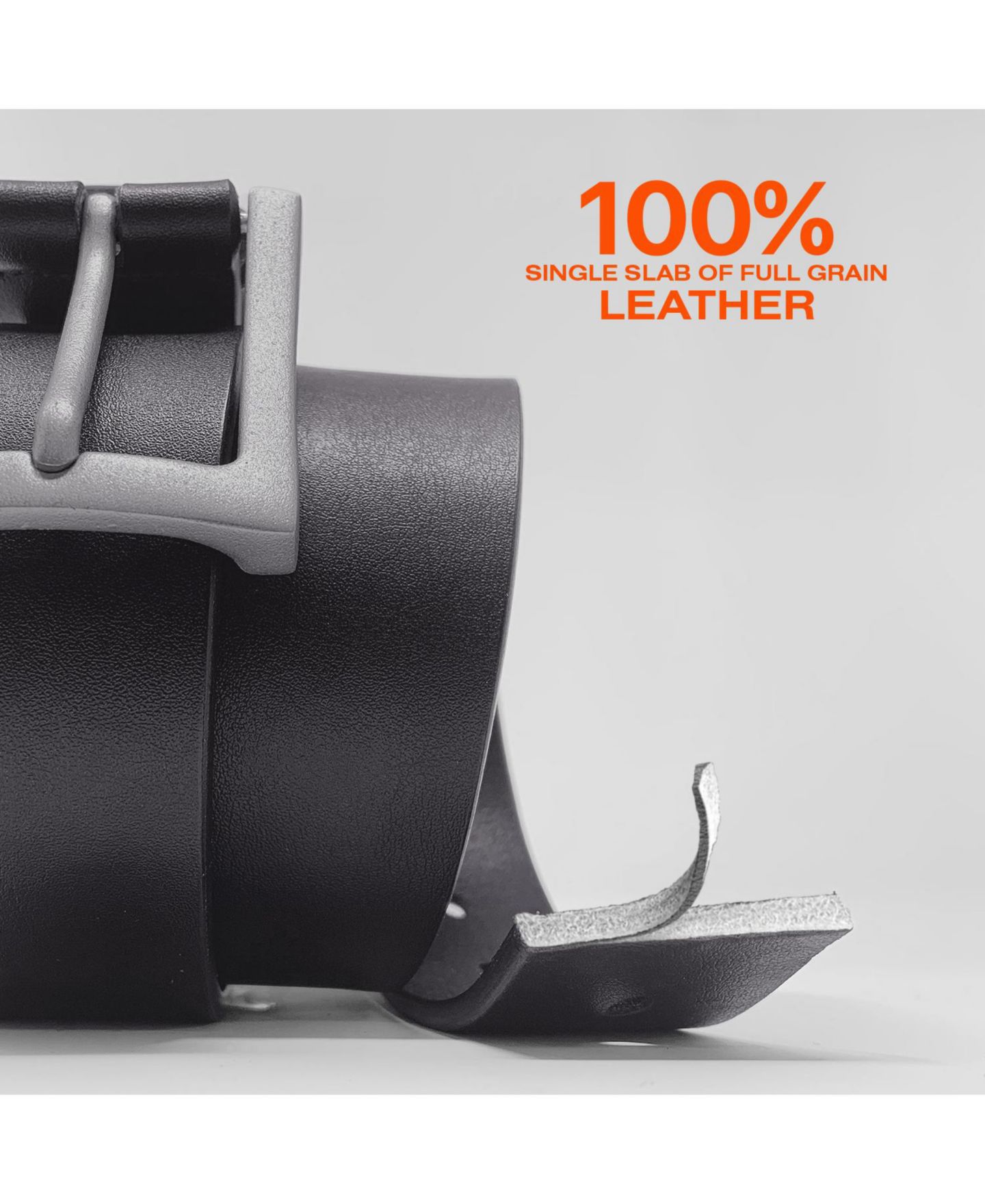Мужской ремень Gallery Seven Mio Marino Intrepid Casual Prong Belt, цвет: Глубокий угольный — фото 7