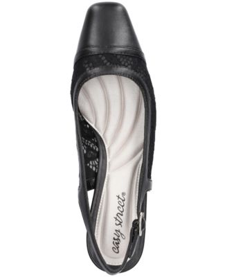 Women's Fortune Square Toe Slingback Pumps