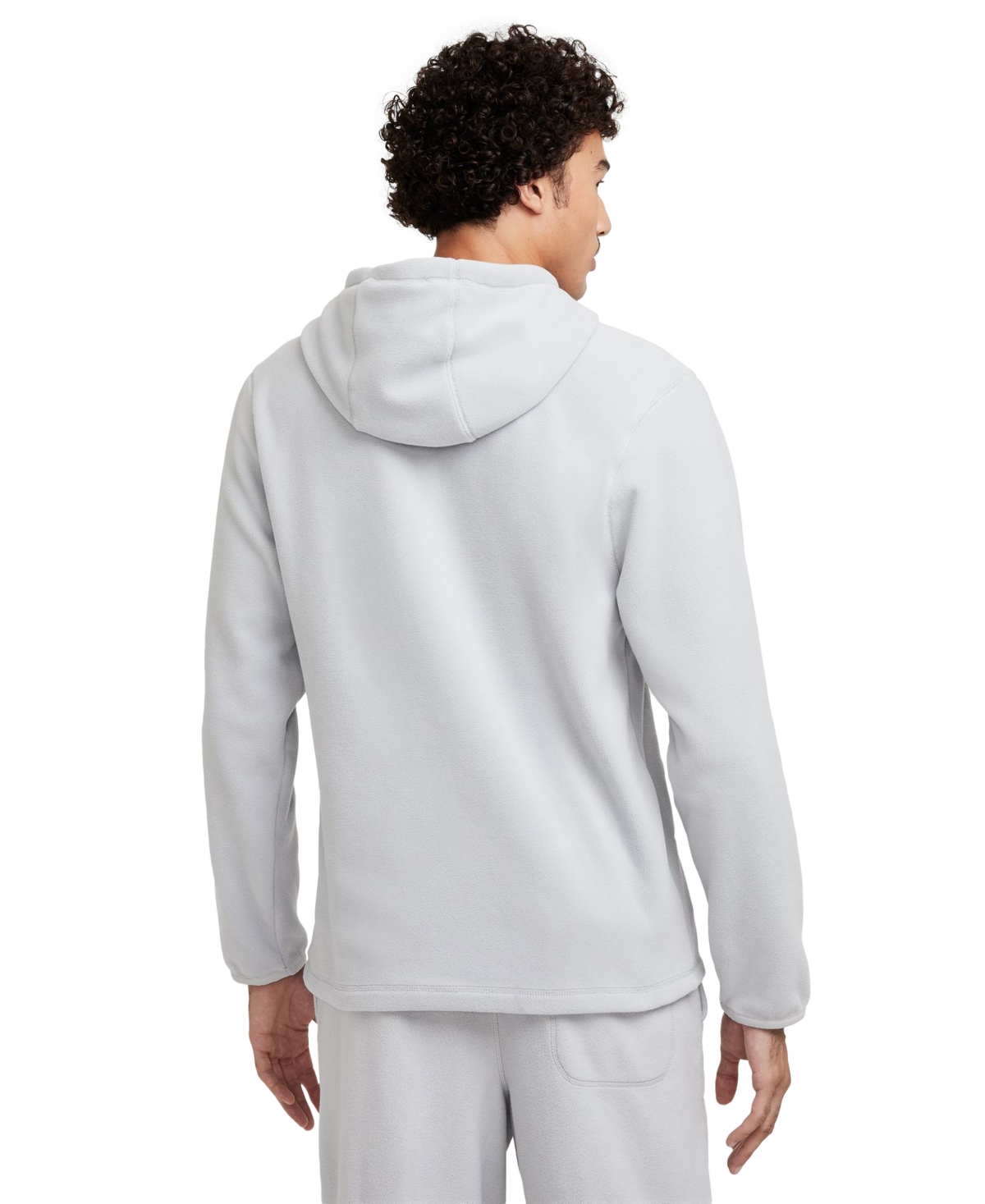 Nike Club Men's Fleece Terry Winterized Pullover Hoodie -whi