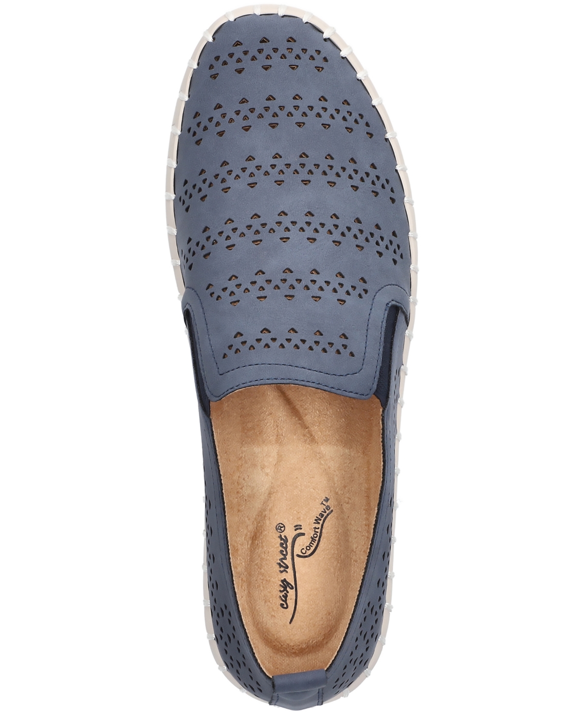 EASY STREET WOMEN'S PEPPY SLIP-ON PLATFORM SNEAKERS 