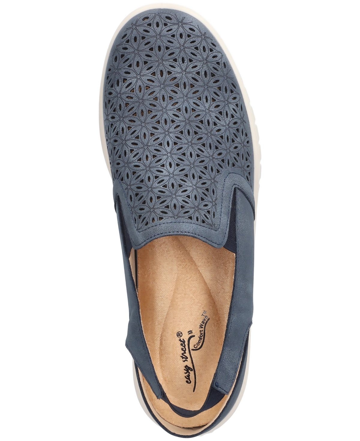 EASY STREET WOMEN'S PETAL COMFORT SLIP-ON FLATS 