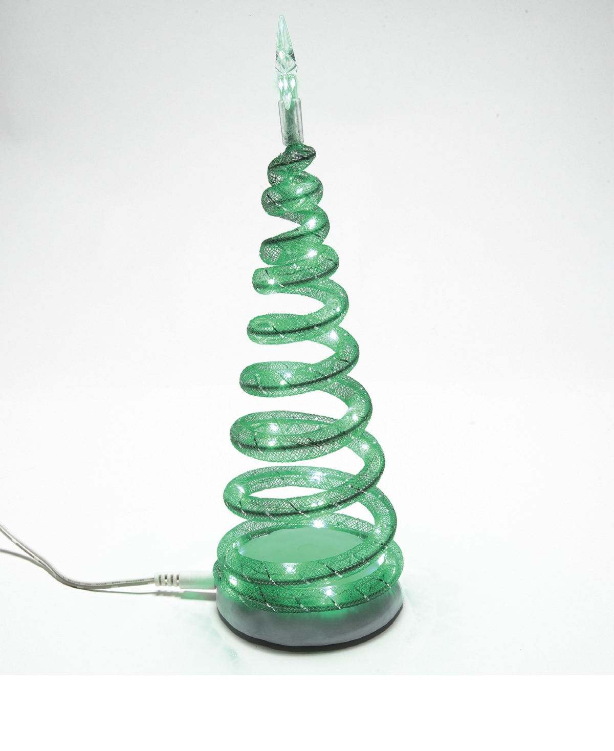 Department 56 Slight Light Emitting Diode Tree Green Village Accessory