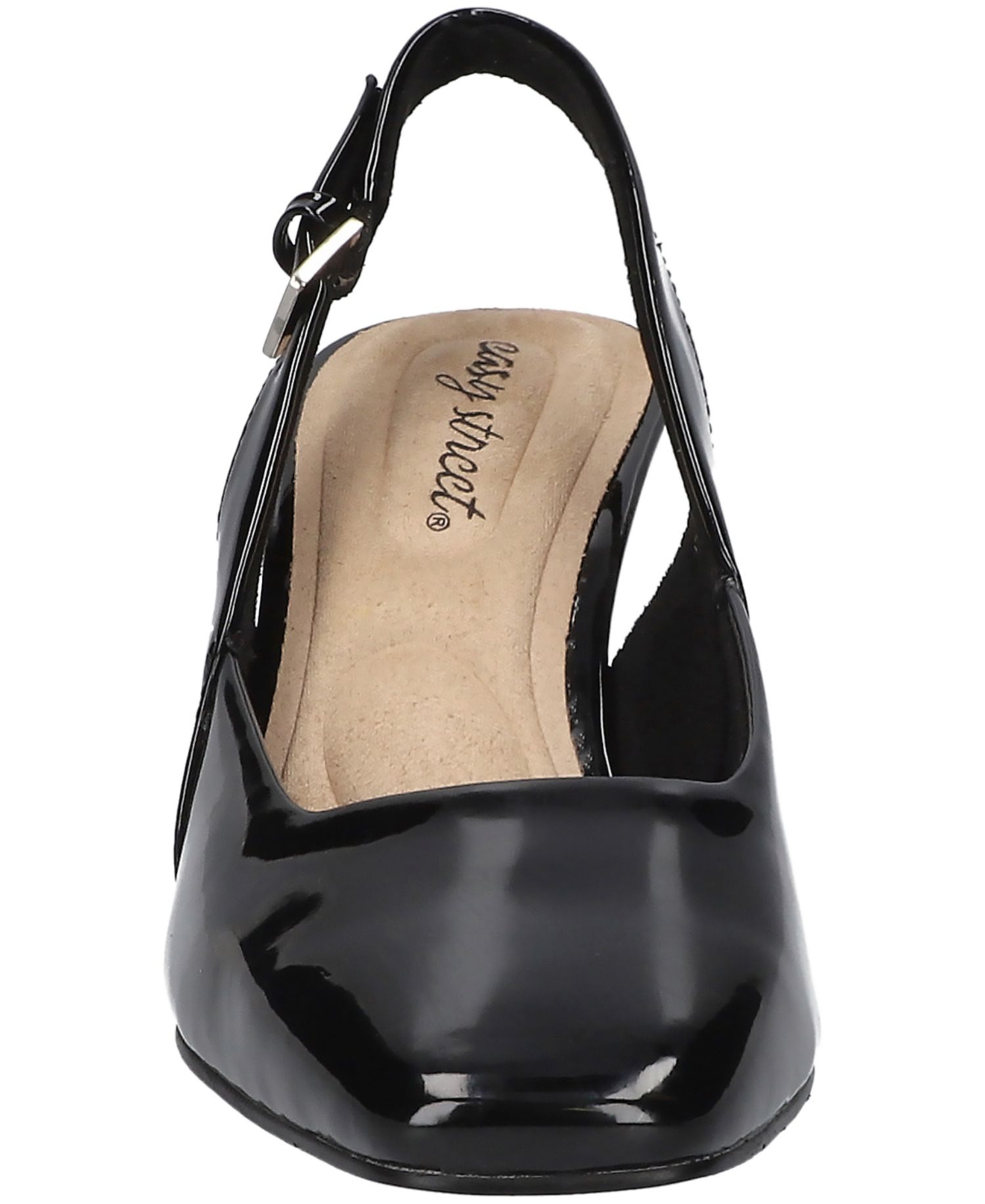 Ritsa Square Toe Slingback Pumps