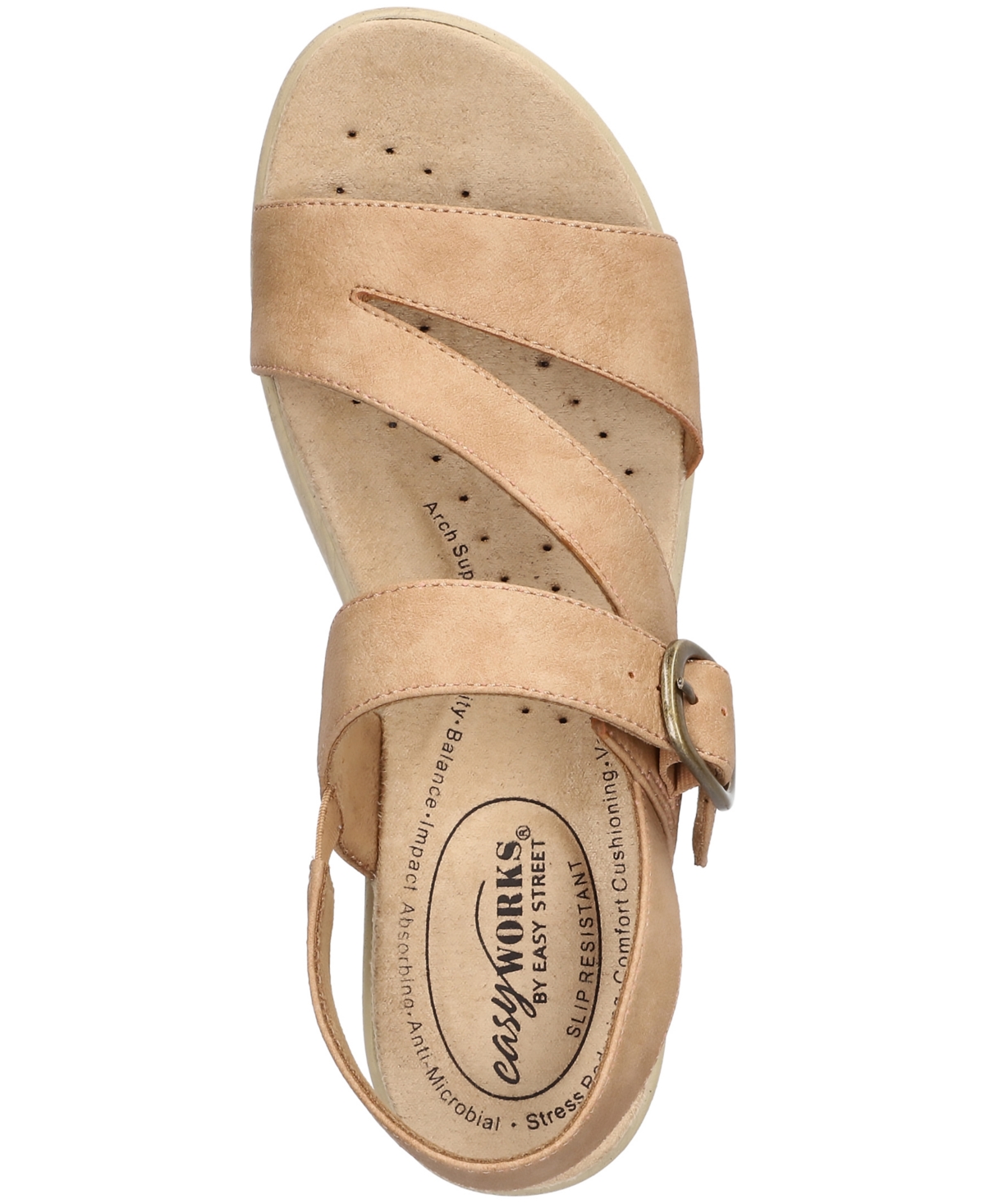 EASY STREET WOMEN'S MARNINA SLIP-RESISTANT SANDALS 