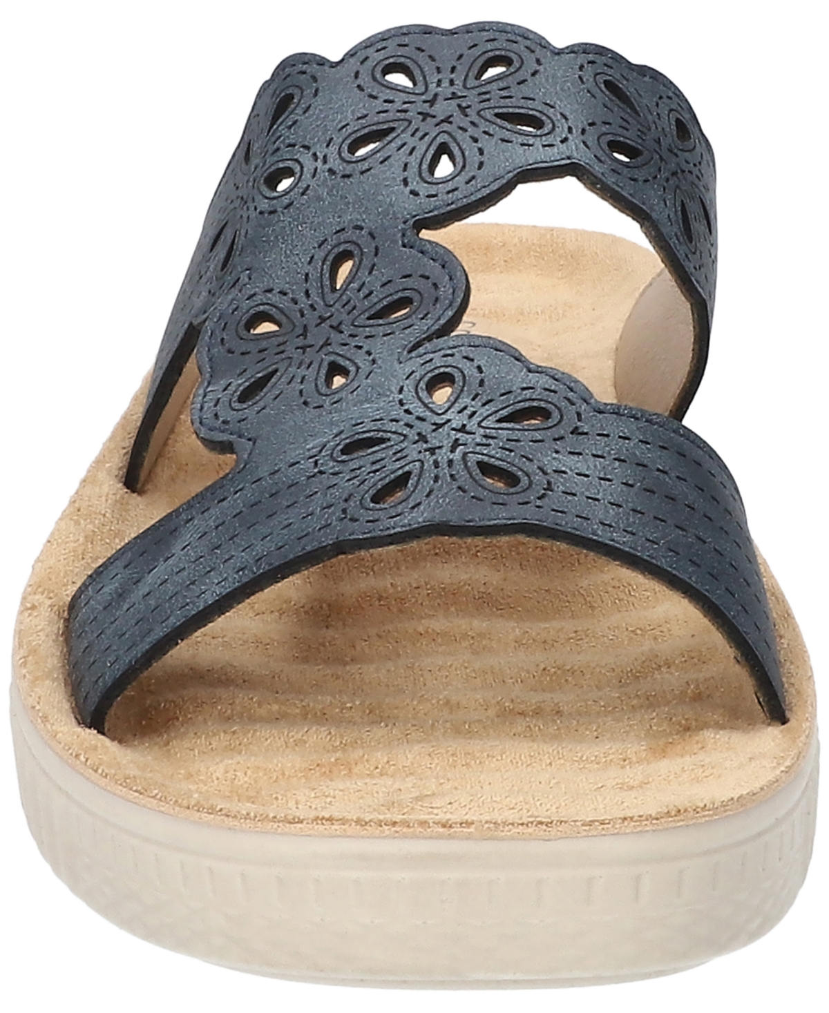 Easy Street Women's Taj Slip-on Slide Sandals In Navy