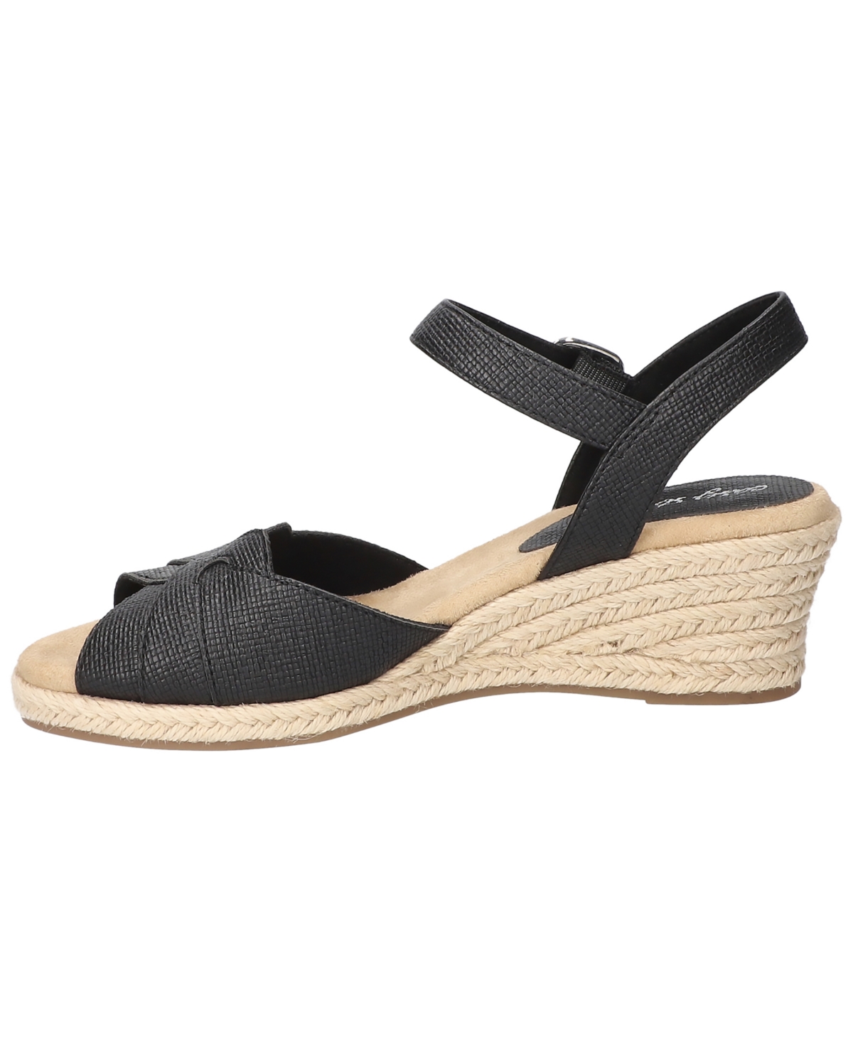 EASY STREET WOMEN'S MIRAMAR ESPADRILLE WEDGE HEEL SANDALS 