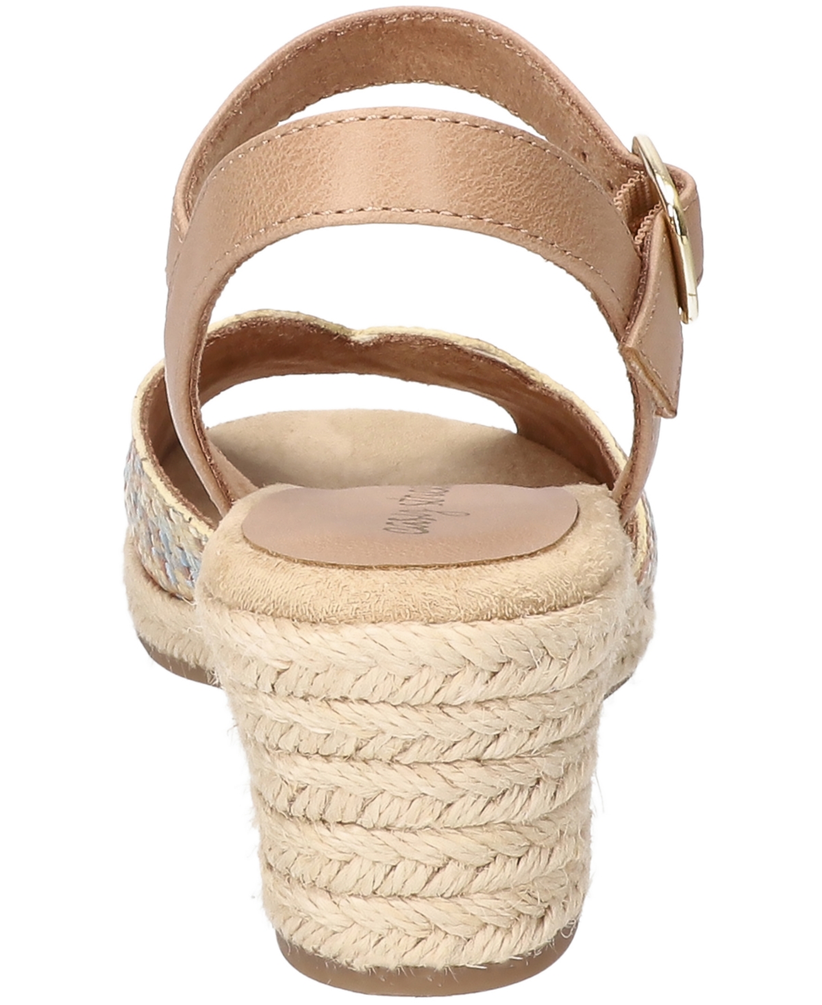 EASY STREET WOMEN'S MIRAMAR ESPADRILLE WEDGE HEEL SANDALS 