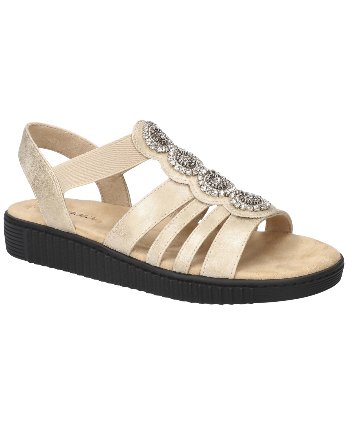 EASY STREET WOMEN'S SAMIRA SLIP-ON PLATFORM SANDALS 