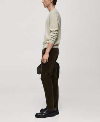Men's Slim-Fit Corduroy Pants
