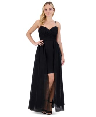 Eliza J - Women's Tulle Bustier-Bodice Ball Gown