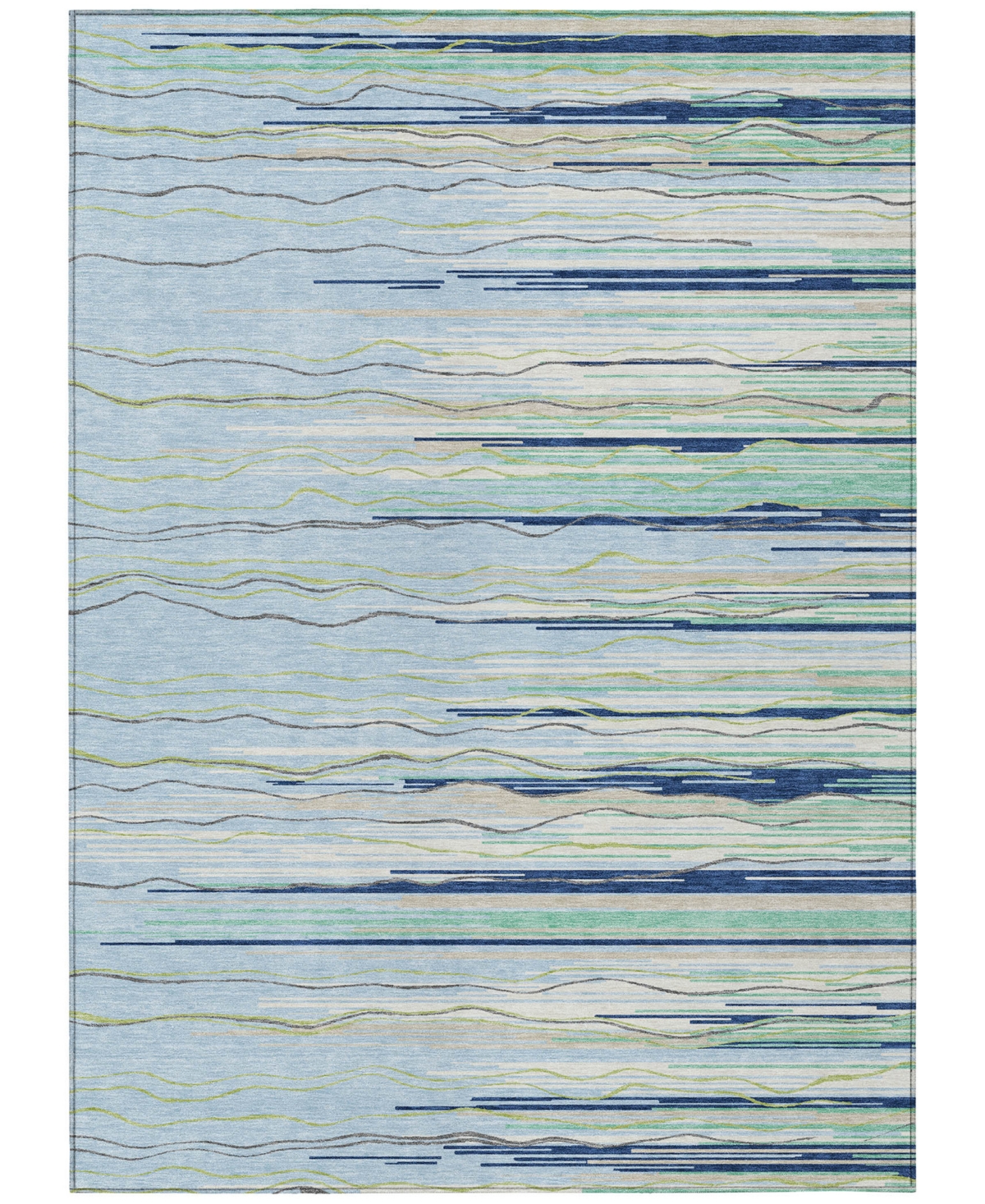 Addison Chantille Machine Washable Acn996 9'x12' Area Rug In Mist