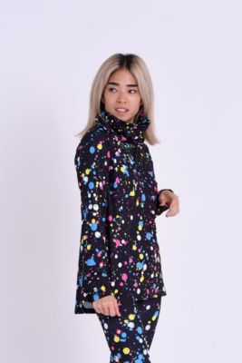 Clothing Women's High Neck Baselayer Top - Catalina Wine Mixer