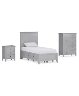 Hedworth Twin Storage 3-Pc. Set (Bed, Chest & Nightstand)