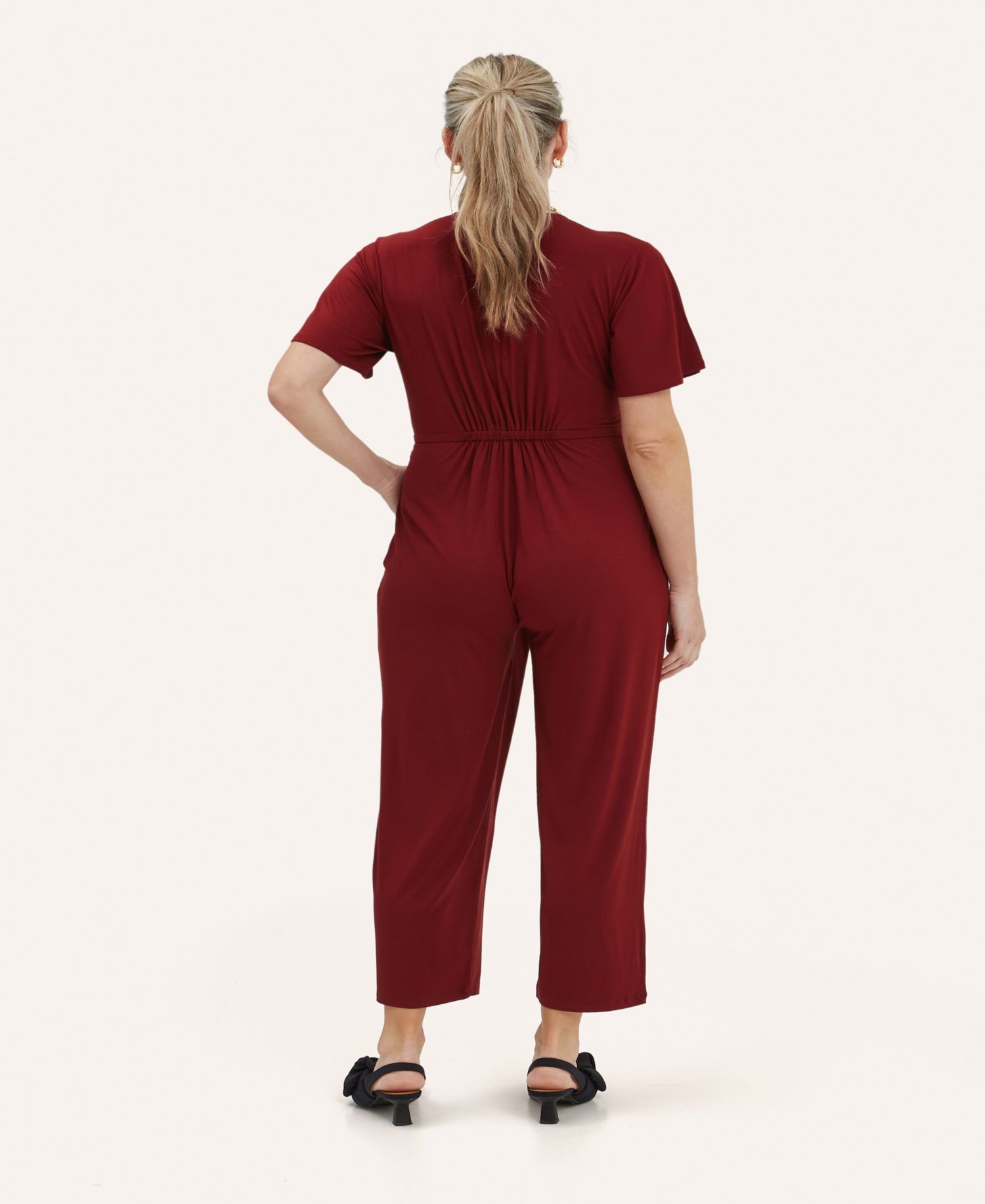 Women's Lucia Nursing Wrap Jumpsuit