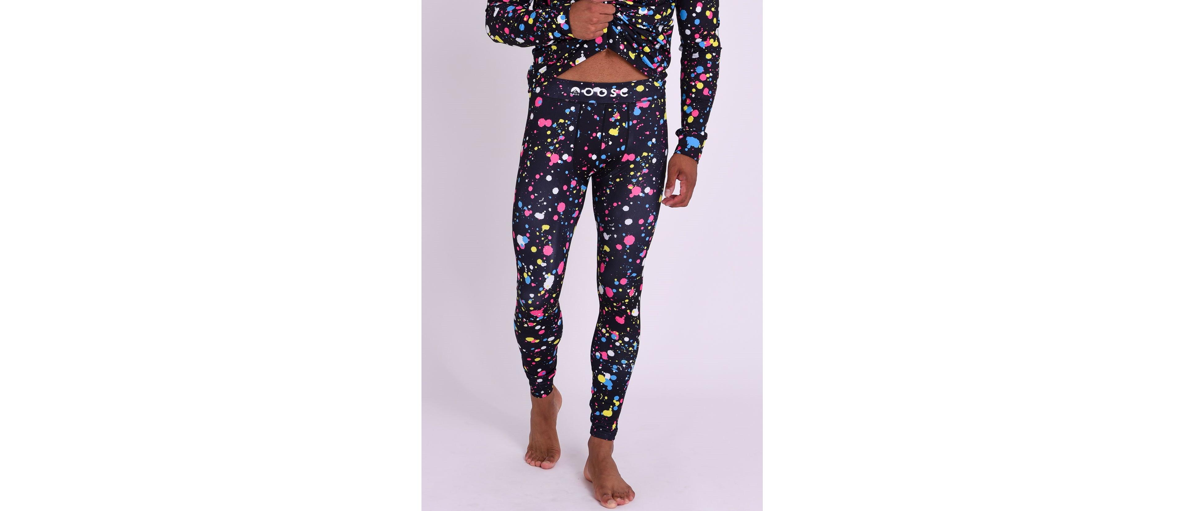 Oosc Men's Baselayer Pant - Catalina Wine Mixer