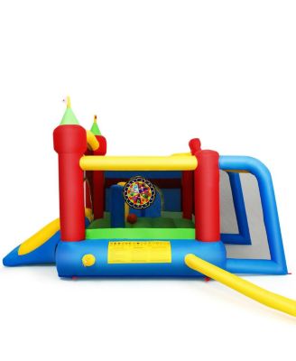 Kids Gift Inflatable Bounce House Slide Jumping w/480W Blower