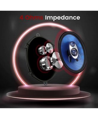 5x7"/6x8" 300W 3-Way Car Speakers - OEM Fit (PL573BL)