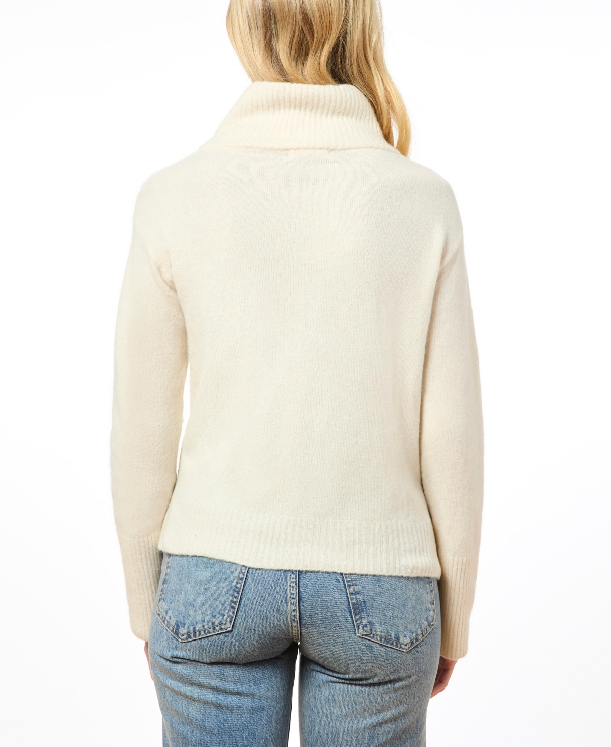 Cable & Gauge Women's Wrap Neck Sweater