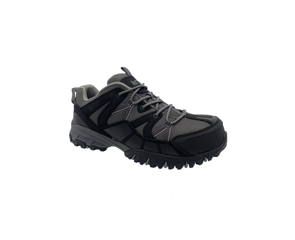 Men's Men 4" Work hiker, Cap toe - Black/grey