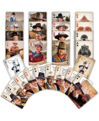 MasterPieces John Wayne Playing Cards - 54 Card Deck for Adults