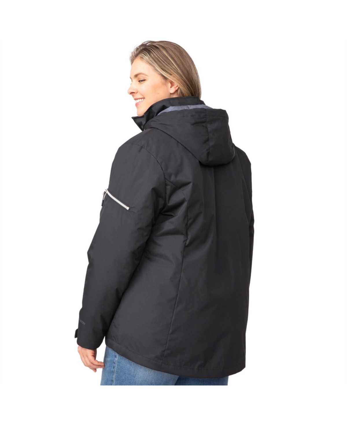 Free Country Plus Size Back of Bell 3-in-1 Systems Jacket