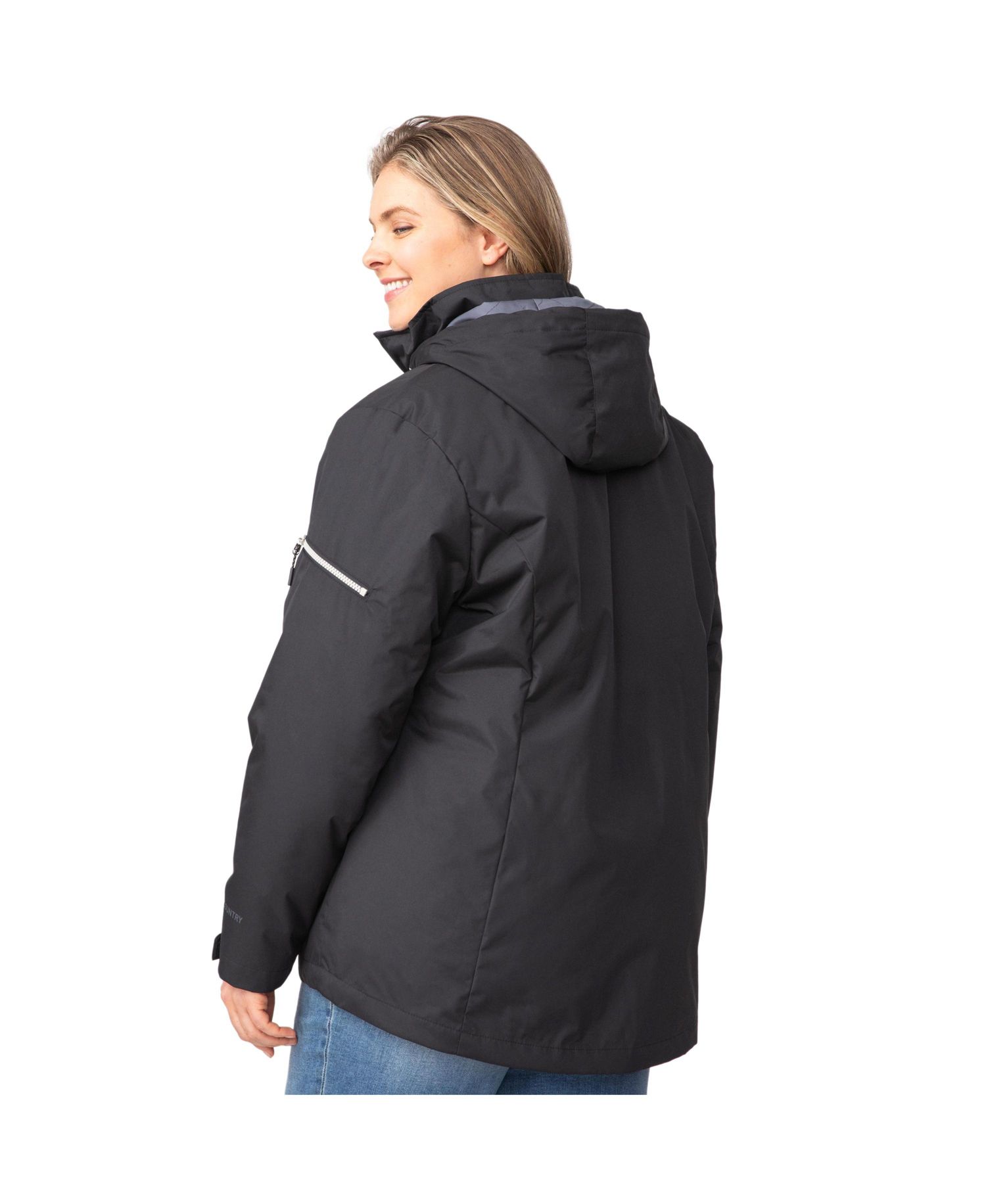 Plus Size Back of Bell 3-in-1 Systems Jacket