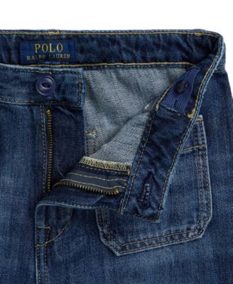 Polo Ralph Lauren Big Girls Logo Wide-Leg Jean - Macy's