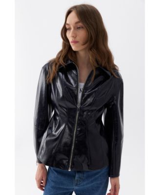 Women's Faux Leather Jacket