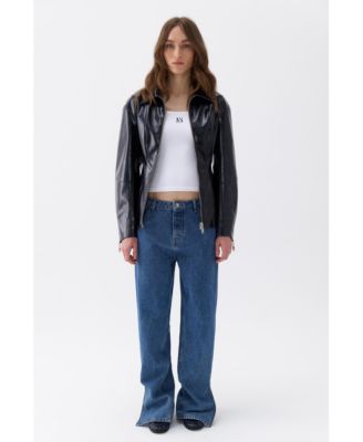 Women's Faux Leather Jacket