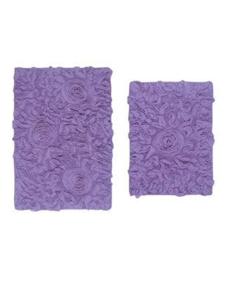 Bell Flower 2-Pc. Bath Rug Set