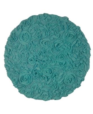 Bell Flower Bath Rug, 30" Round