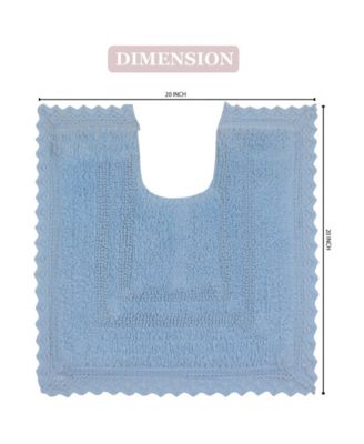 Opulent Reversible Bath Rug, 20" x 20"