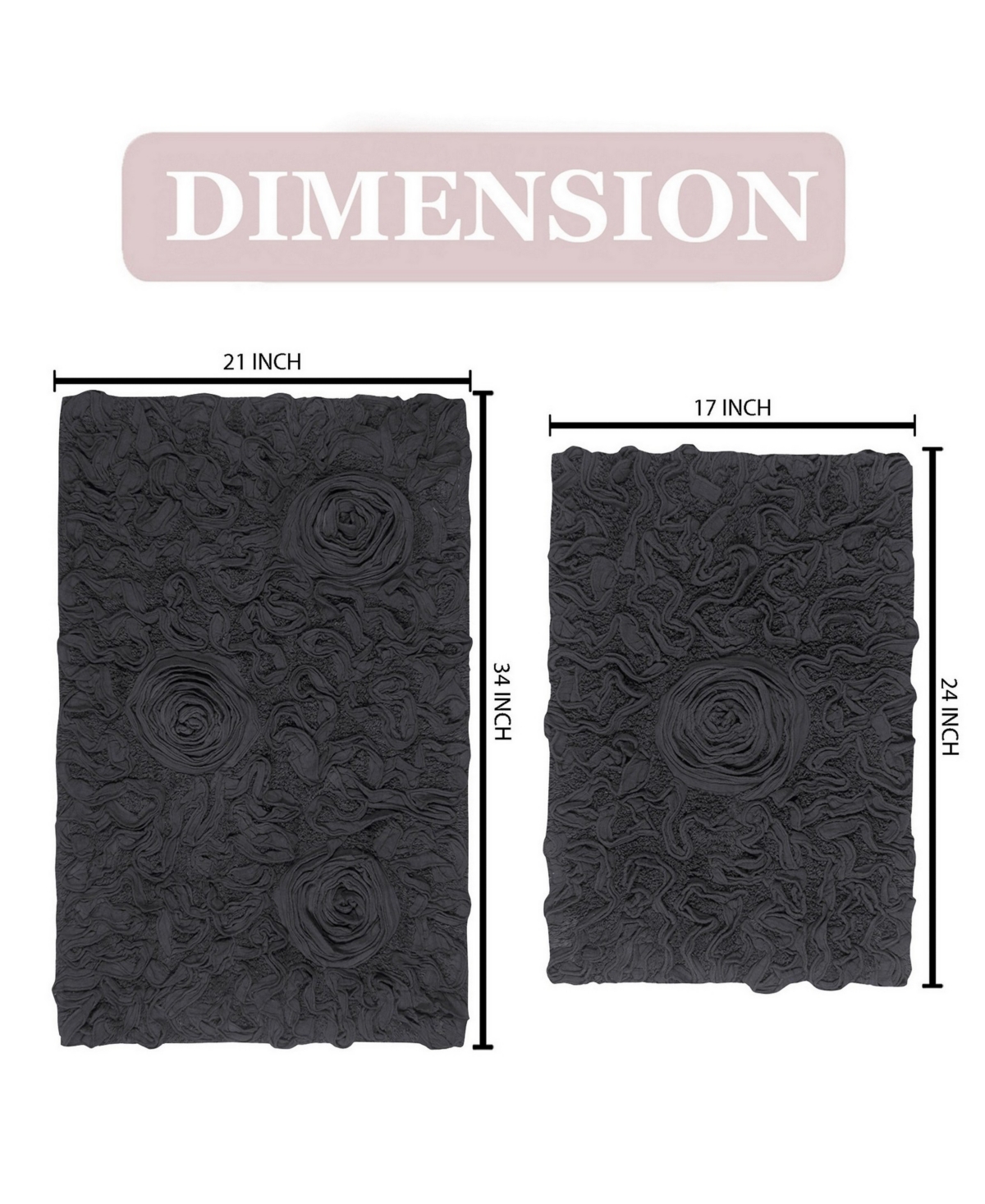 Home Weavers Modesto 2-Pc. Bath Rug Set