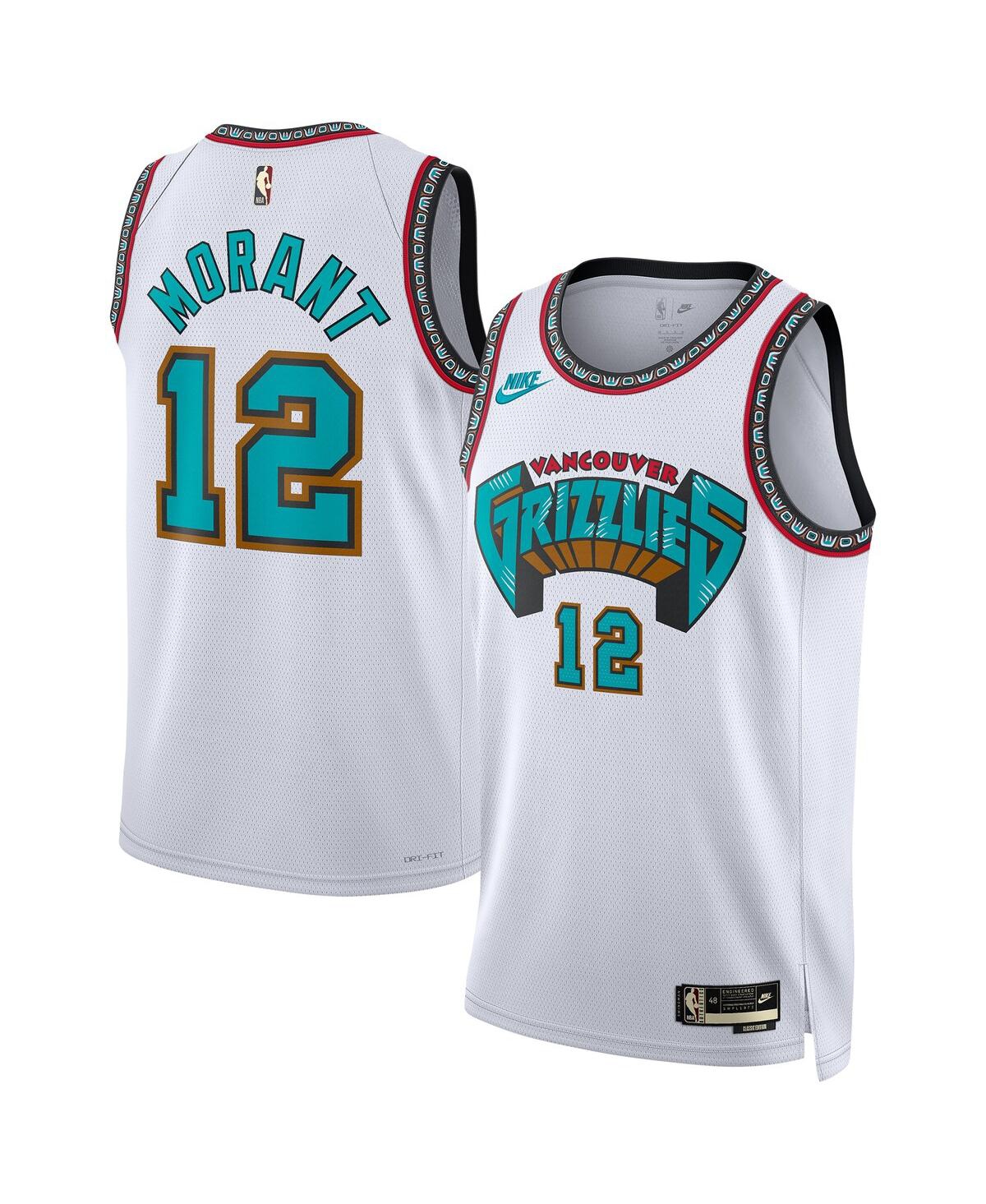Nike Men's and Women's Ja MorantMemphis Grizzlies 2024/25 Swingman Jersey - Classic Edition - White