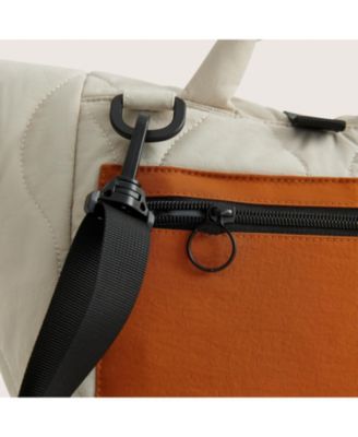 Walker Roll Top Lunch Bag with Adjustable Shoulder Strap Tangerine