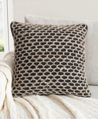 Jada Jute Decorative Pillow, 20" x 20"