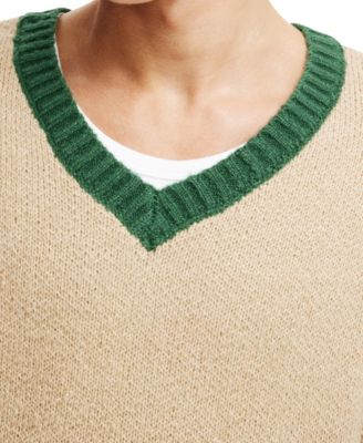 МУЖСКОЙ вязаный свитер с V-образным вырезом из ХЛОПКА НА ХЛОПКЕ 11990₽