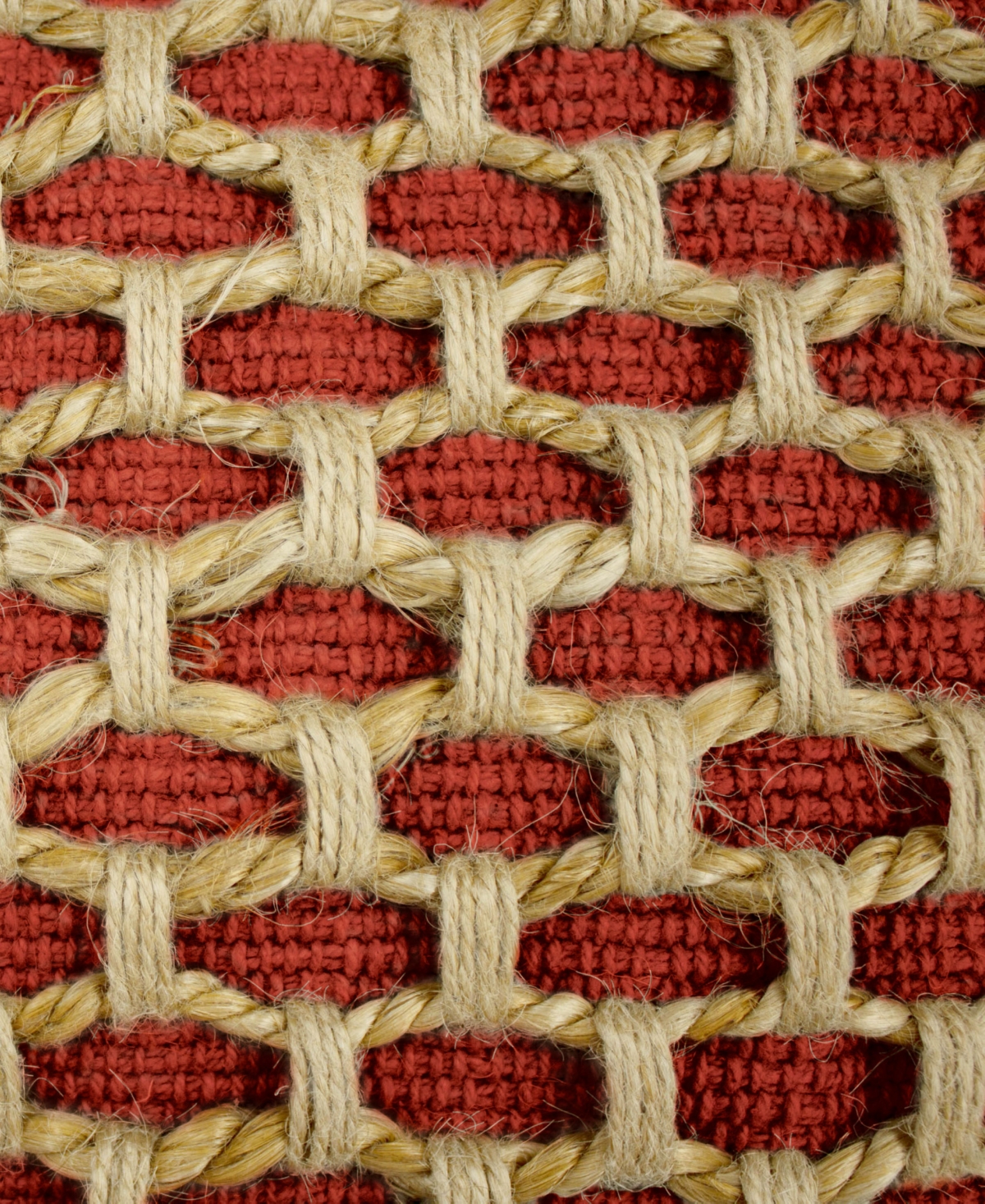 Boho Living Jada Jute Decorative Pillows 2 Piece Set, 20" X 20" In Rust