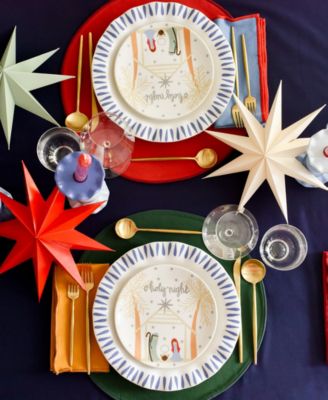 O Holy Night Salad Plate 4-Pc. Set, Service For 4