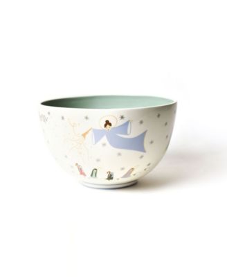 O Holy Night in Color Footed Bowl