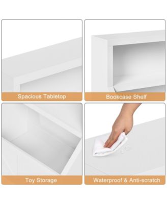 Kids Bookshelf Bookcase Toddlers Playhouse Cabinet Shelf